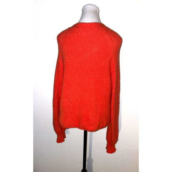 Velvet By Graham & Spencer Wool Blend Button-Front Cardigan Sweater Size M - Picture 2 of 9